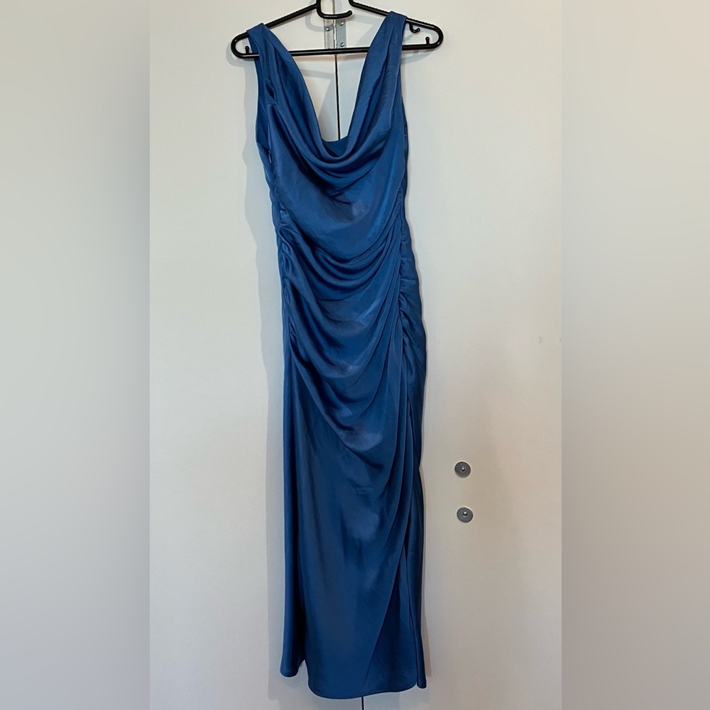 NWOT Abercrombie & Fitch Cowl Neck Draped Maxi Dress